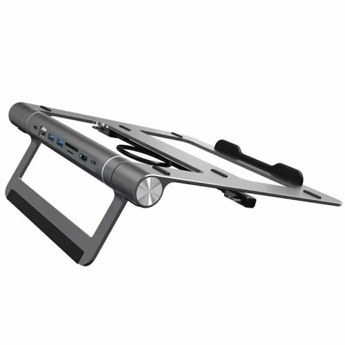 Подставка для ноутбука + HUB WIWU 8 in 1 A821CH Grey