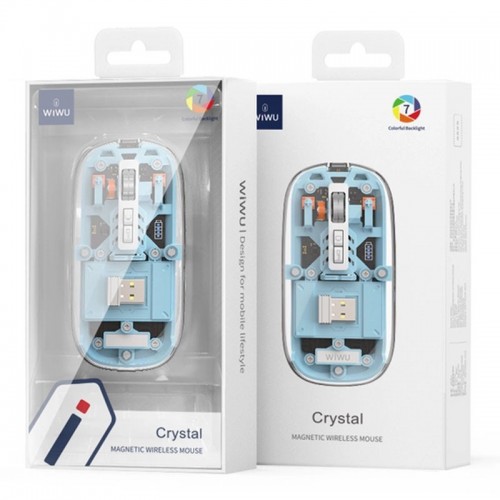Беспроводная мышь WIWU Crystal WM105 Dual bluetooth+ 2.4G