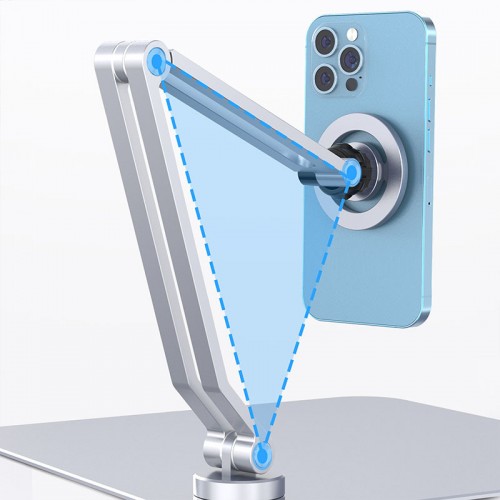 Настольная подставка магнитная MagSafe for Apple FY58 Silver