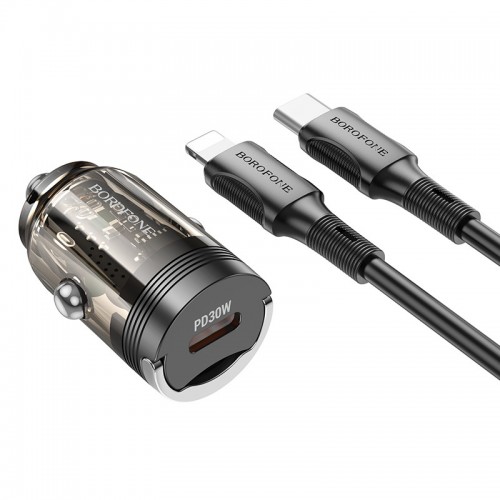 АЗУ Borofone BZ29 Ray PD30W (1C) + Type-C to Lightning