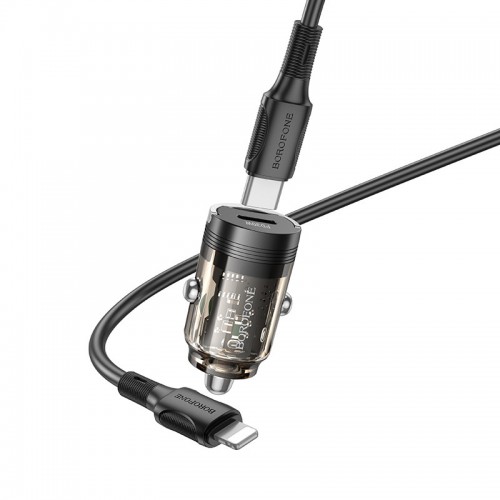 АЗУ Borofone BZ29 Ray PD30W (1C) + Type-C to Lightning
