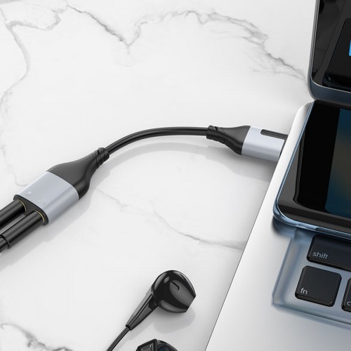 Переходник Borofone BV19 Creator 2in1 USB to 3.5mm