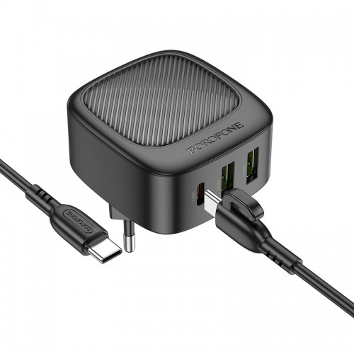 МЗП Borofone BAS23A Lucky PD30W (1C2A) + Type-C to Type-C