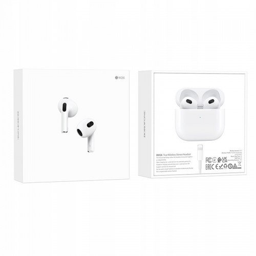 Беспроводные TWS наушники BOROFONE BW26 White