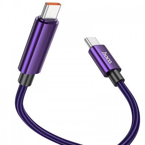 Дата кабель Hoco U125 Benefit 100W Type-C to Type-C (1.2m)