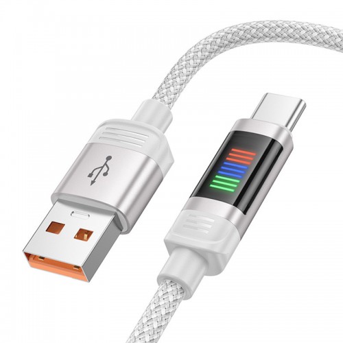 Дата кабель Hoco U126 Lantern 5A USB to Type-C (1.2m)
