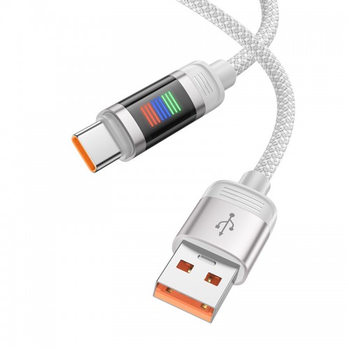 Дата кабель Hoco U126 Lantern 5A USB to Type-C (1.2m)