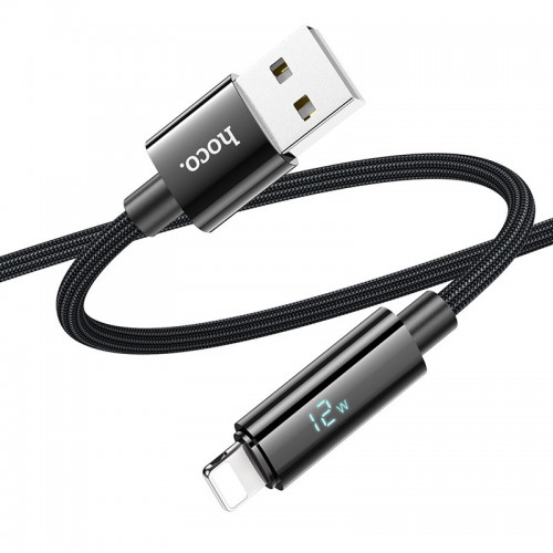 Дата кабель Hoco U125 Benefit 2.4A USB to Lightning (1.2m)