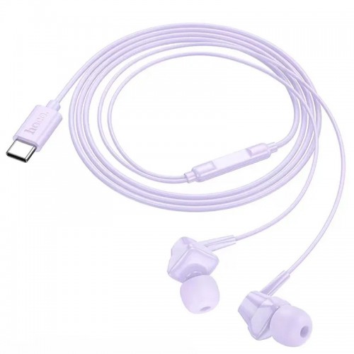Стерео Наушники Hoco M113 Landy universal (Type-C/1.2m) Violet