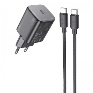 СЗУ Hoco N40 Mighty 1C PD20W + Type to Type-C