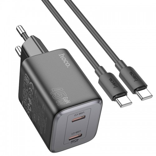 МЗП Hoco N42 Elogiado 2C PD45W + Type to Type-C