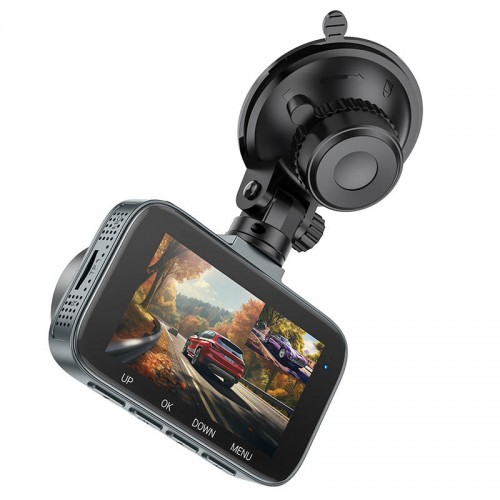 Видеорегистратор Hoco DV6 Driving recorder with 3-inch display (with rear camera)