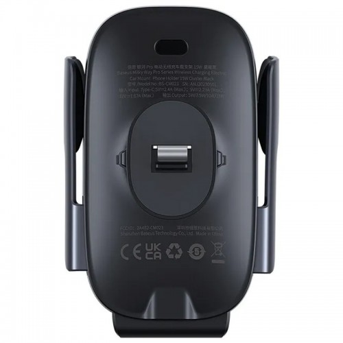 Автодержатель с БЗУ Baseus Milky Way Pro Wireless Charging Electric Car Mount 15W (C40357000111-0)