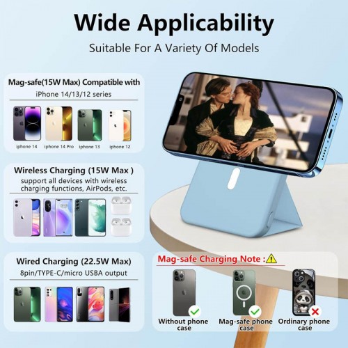 Power Bank JJT-A27-1 PD20W+QC 22.5W 5000 mAh Blue
