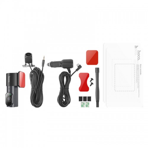 Видеорегистратор Hoco DV8 2K display hidden driving recorder (with rear camera)