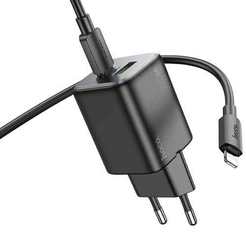 МЗП Hoco N41 Almighty PD20W+QC3.0 + Type-C to Lightning
