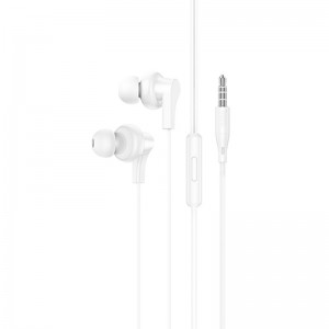 Стерео Наушники Hoco M114 Jia universal (3.5mm/1.2m)