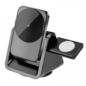 БЗУ WIWU Wi-W018 3 in 1 wireless charger Black