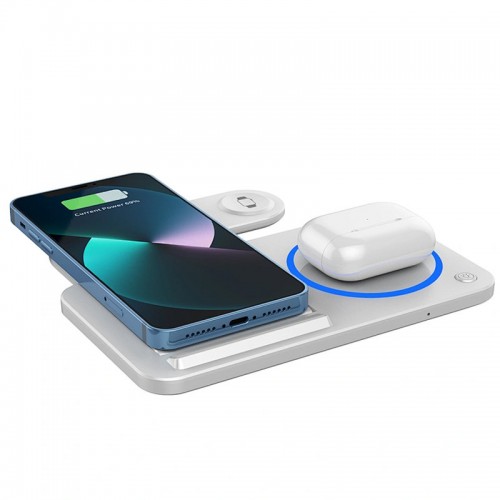 БЗУ WIWU Wi-W020 3 in 1 Wireless Charger White