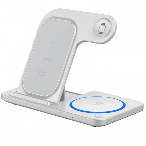 БЗУ WIWU Wi-W020 3 in 1 Wireless Charger White