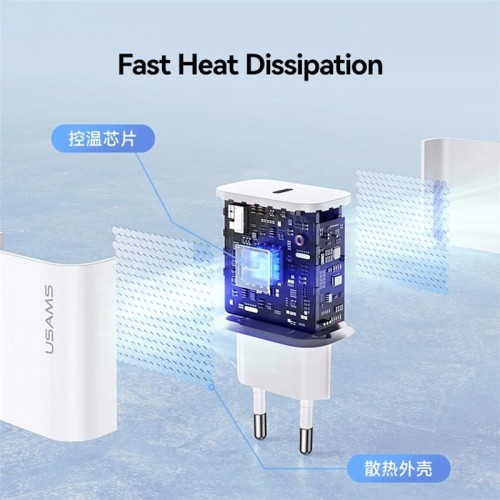 СЗУ Usams US-OYXLTZ01 CC226 PD20W + SJ711 60W Type-C to Type-C Yi Series