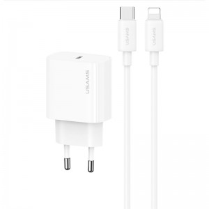 СЗУ Usams US-OYXLTZ02 CC226 PD20W + SJ712 30W Type-C to Lightning Yi Series