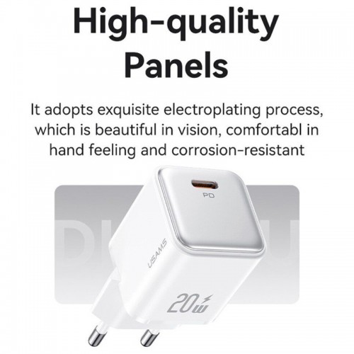 МЗП Usams US-CC186 PD30W 1C + US-SJ610 Type-C to Lightning PD YX Series