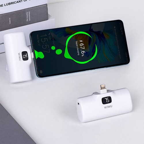 Power Bank WIWU Wi-P017-L Lightning 5000 mAh White