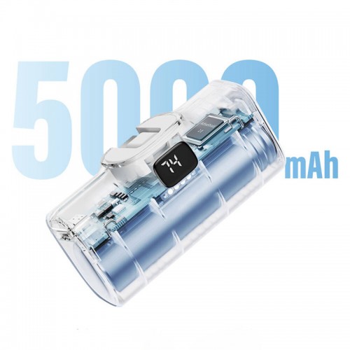 Power Bank WIWU Wi-P017-L Lightning 5000 mAh White
