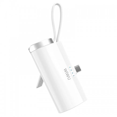 Power Bank WIWU W026 Type-C 15W 5000 mAh White