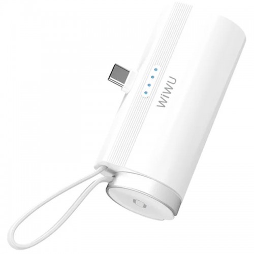 Power Bank WIWU W026 Type-C 15W 5000 mAh White