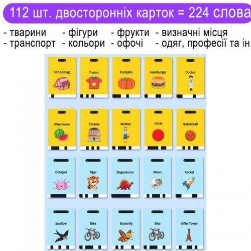 Планшет для малювання з навчальними карточками S5