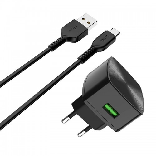 МЗП Hoco C70A QC3.0 (1USB/3A) + Type-C