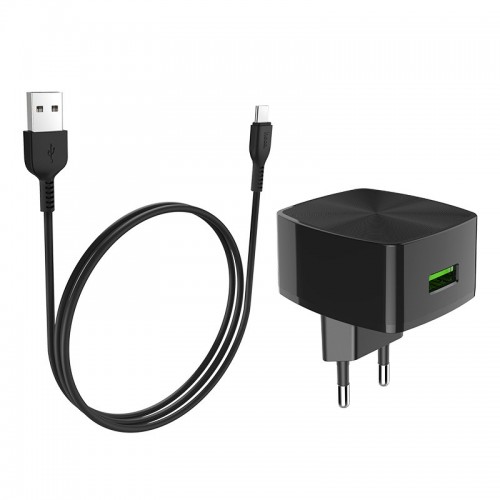 МЗП Hoco C70A QC3.0 (1USB/3A) + Type-C