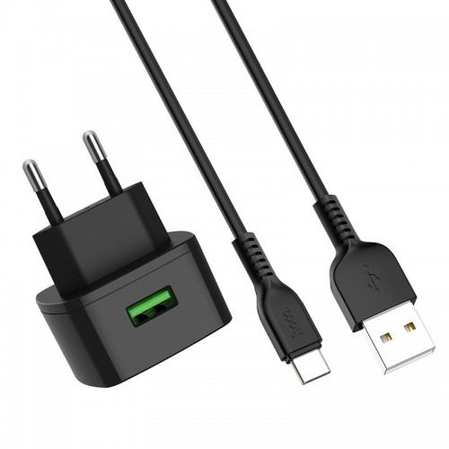 МЗП Hoco C70A QC3.0 (1USB/3A) + Type-C