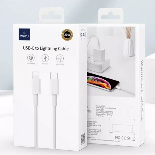 Дата кабель WIWU Youpin G90 Type-C to Lightning (1m)