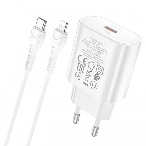 МЗП Hoco N22 Jetta PD25W + Type-C to Lightning