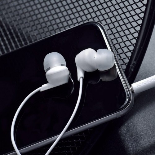 Наушники Borofone BM28 (3.5mm/1.2m) White