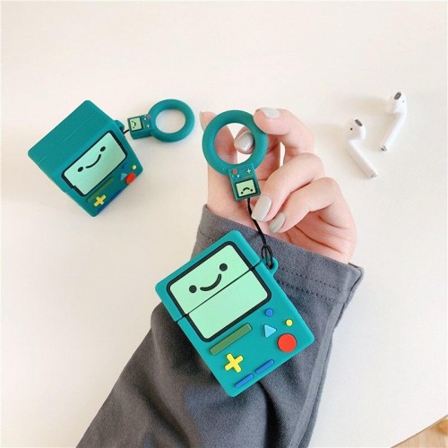 Силиконовый футляр Cartoons&Heroes для наушников AirPods 1/2 + кольцо