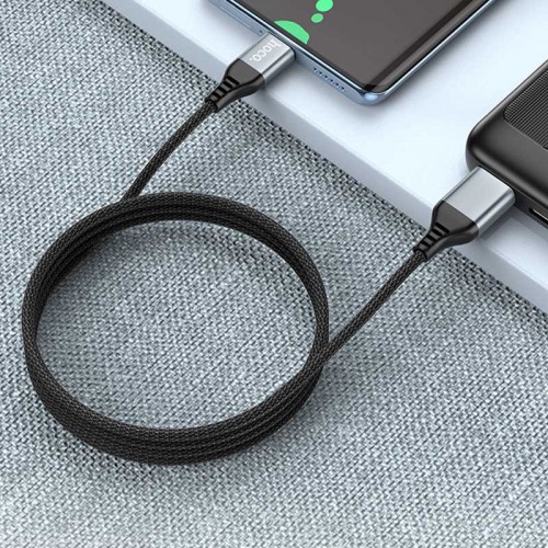 Дата кабель Hoco U128 Viking 2in1 USB/Type-C to Type-C (1m)