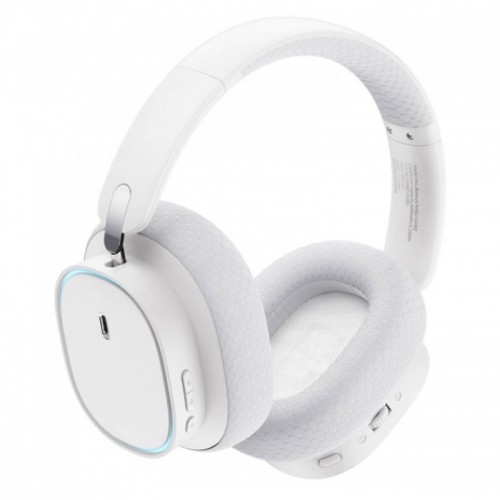 Накладные беспроводные наушники Baseus AeQur GH02 Gaming (A00050800) White