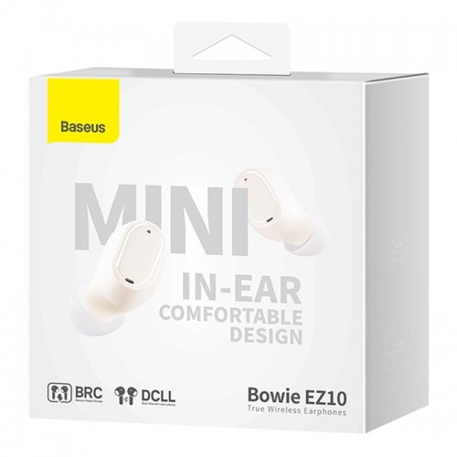 Беспроводные TWS наушники Baseus Bowie EZ10 OS (A00054300116-Z) White
