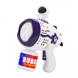 Пістолет з мильними бульбашками Astronaut Bubble Gun Music+50ml bottle (4хАА не входят в комплект)