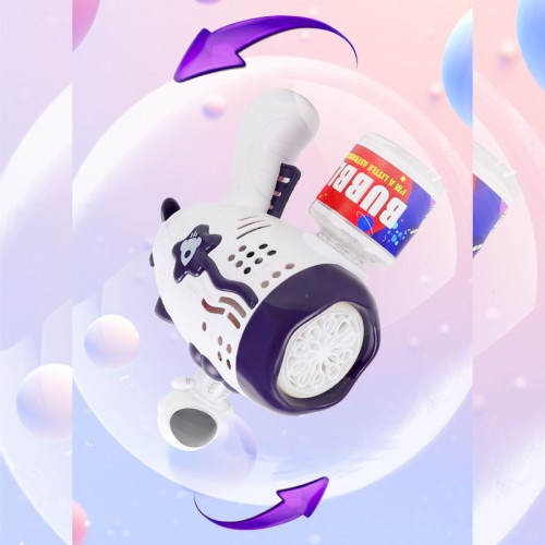 Пістолет з мильними бульбашками Astronaut Bubble Gun Music+50ml bottle (4хАА не входят в комплект)