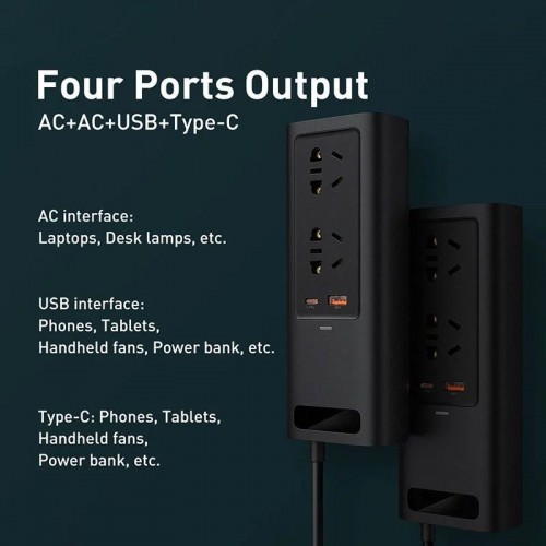 АЗУ Baseus инвертор In-car Inverter 150W (220V CN/EU) (CRNBQ-A01)
