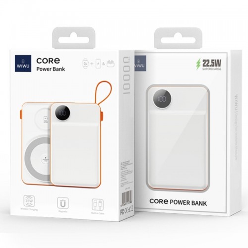 Power Bank WIWU Wi-P007 2 in 1 з БЗП 10000 mAh White