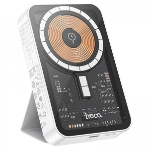 Power Bank Hoco Q10A Transparent PD20W с БЗУ 10000 mAh White