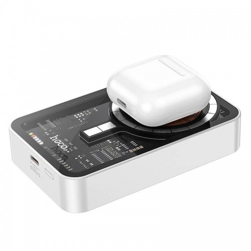 Power Bank Hoco Q10A Transparent PD20W с БЗУ 10000 mAh White