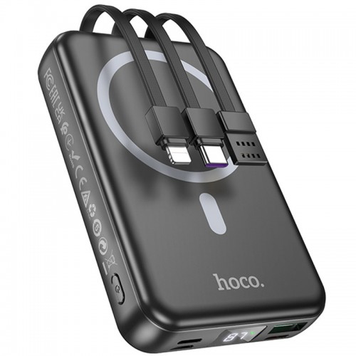 Power Bank Hoco DB59 Guardian 22.5W+PD20W с БЗУ 10000 mAh Black