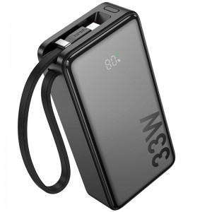 Power Bank Hoco Q27A Jewel Cable Type-C 33W 10000 mAh Black